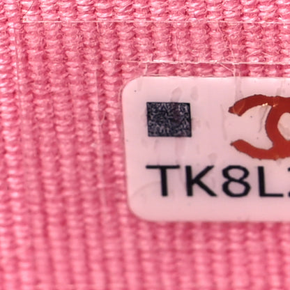 Chanel Caviar Quilted Boy Zip Around Coin Purse Wallet Pink 7 of 8