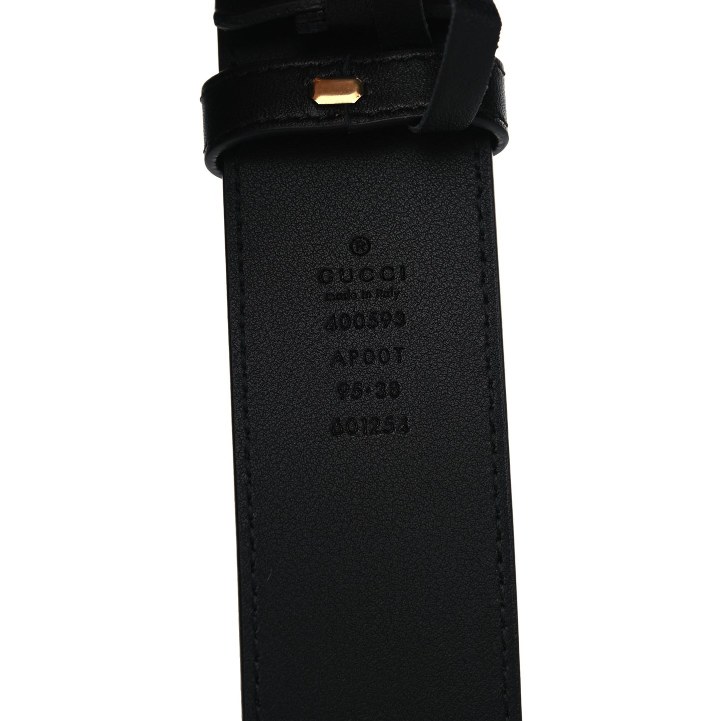 Calfskin Double G 40mm Belt 95 38 Black