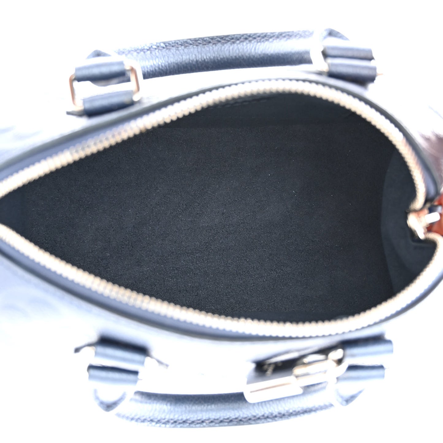 Metallic Empreinte Monogram Giant Speedy Bandouliere 20 Navy Nacre