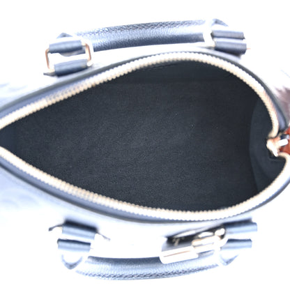 Louis Vuitton Metallic Empreinte Monogram Giant Speedy Bandouliere 20 Navy Nacre 5 of 11