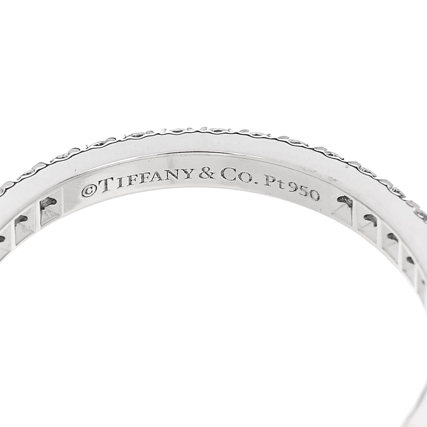 Platinum Diamond Soleste Eternity Band Ring 52 6