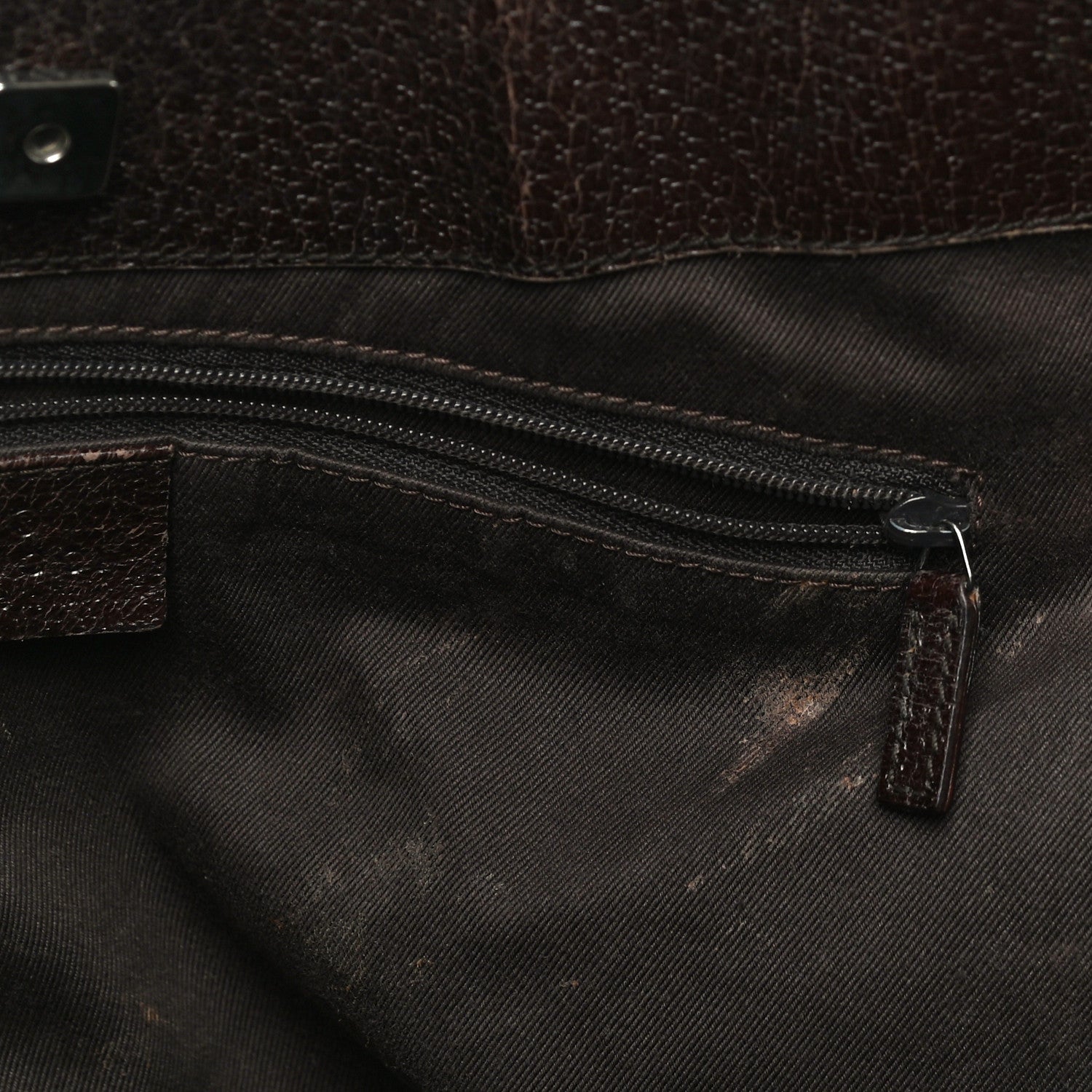 Gucci Monogram Signature Tote Dark Brown 19 of 41