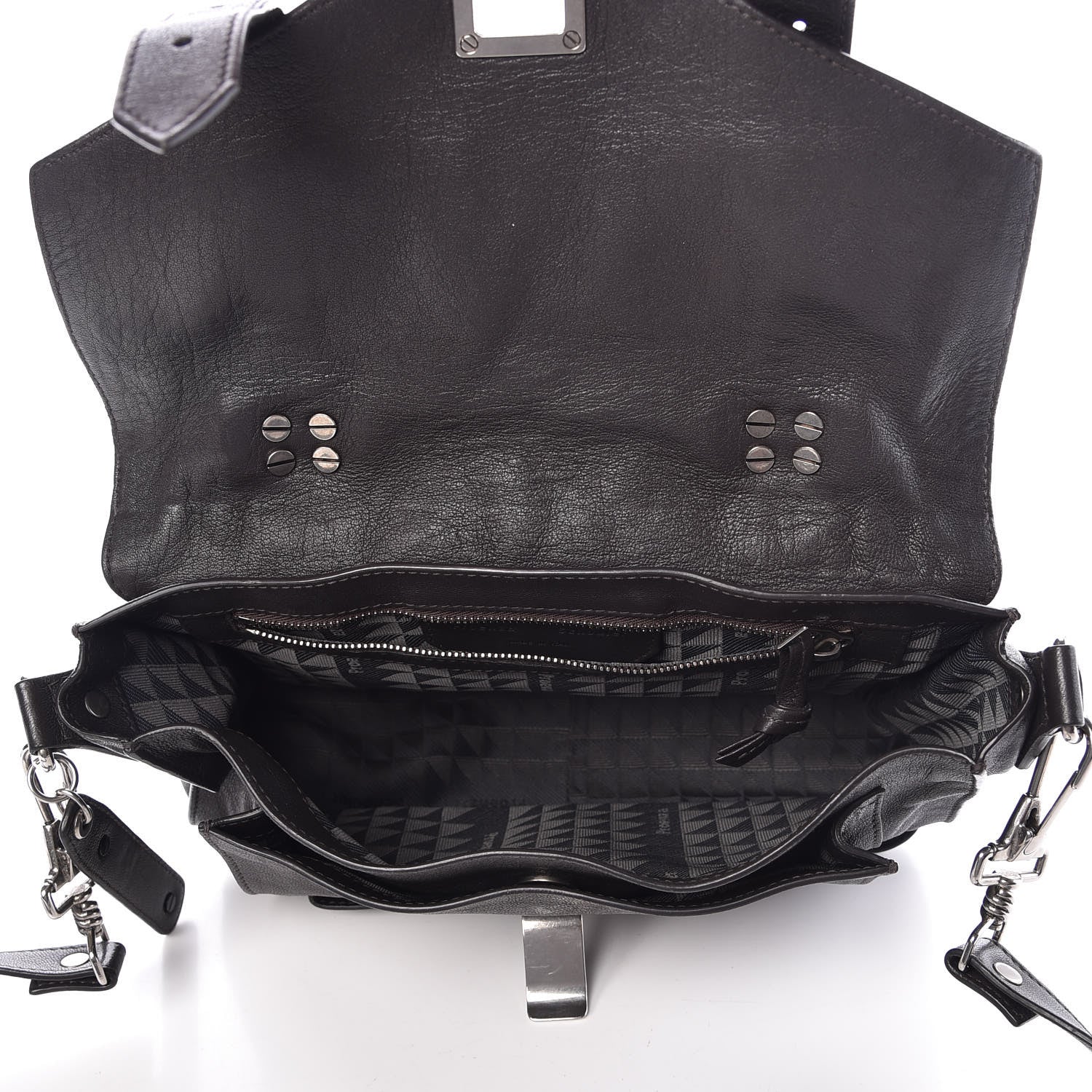 Proenza Schouler Lambskin Tiny PS1 Satchel Pepe 7 of 9