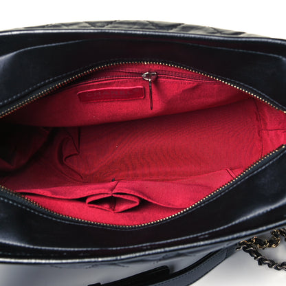 Chanel Aged Calfskin Quilted Medium Gabrielle Hobo Black 4 of 9