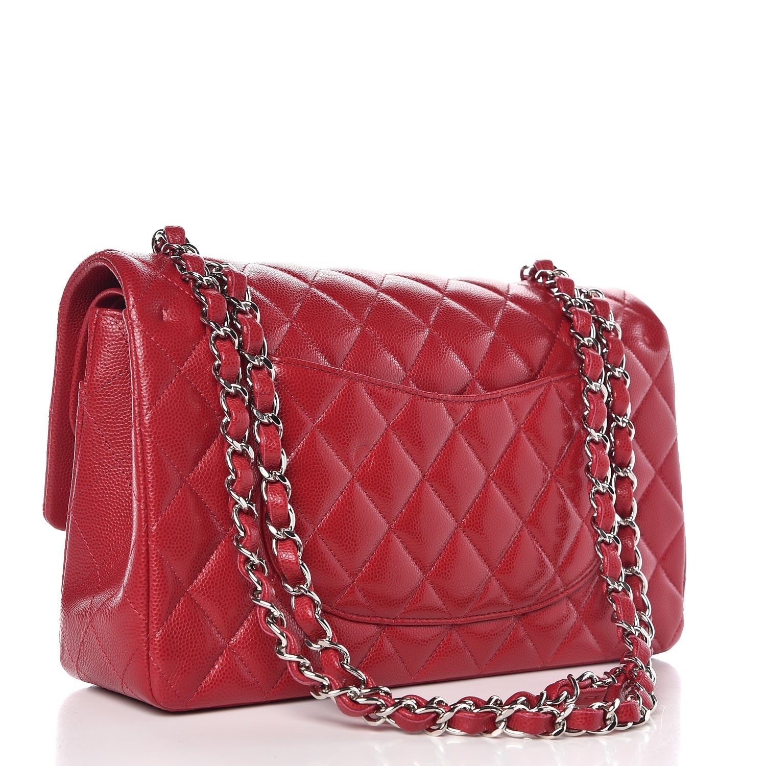Chanel Caviar Quilted Medium Double Flap Pink 4 of 9