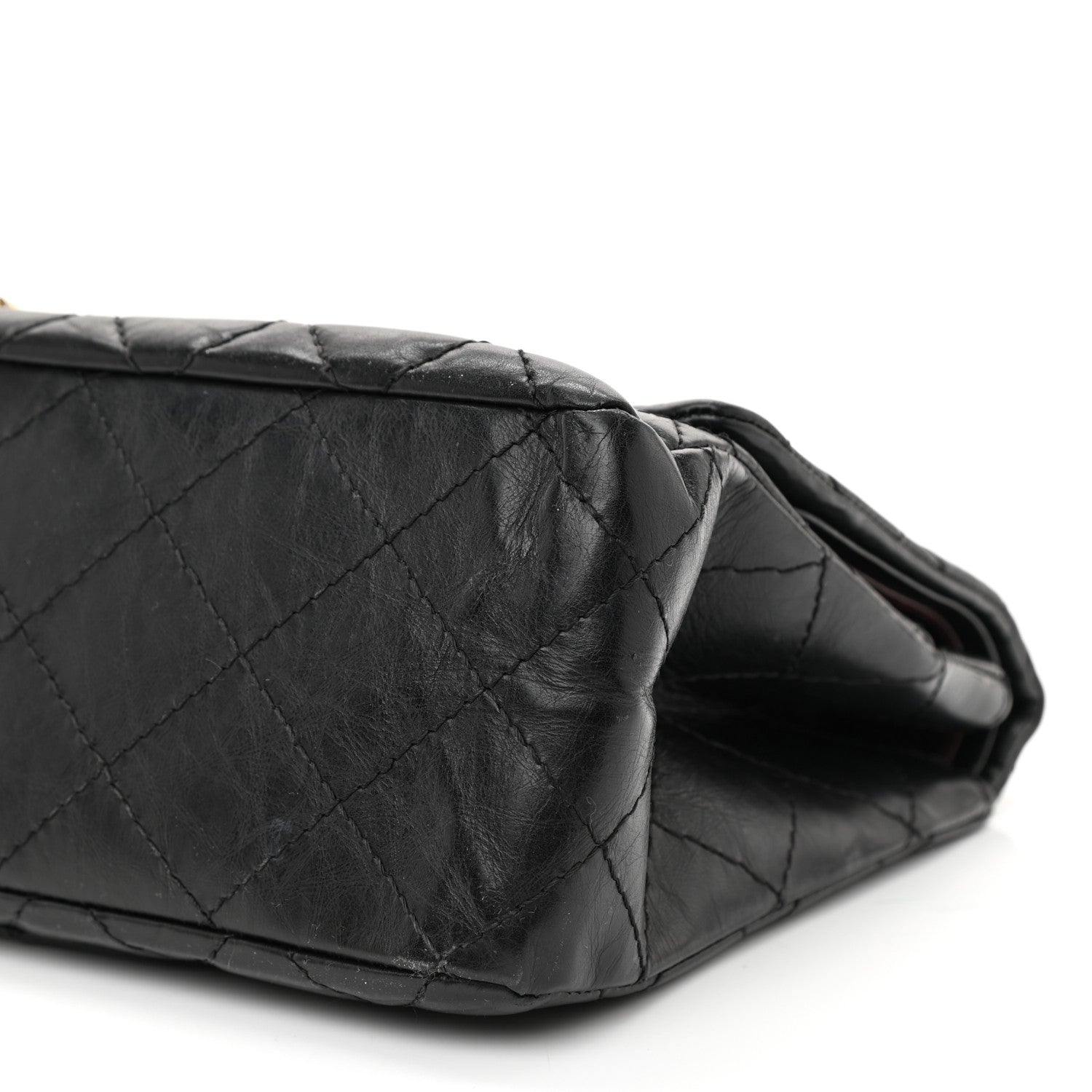Chanel Aged Calfskin Quilted 2.55 Reissue 227 Flap Black 12 of 13