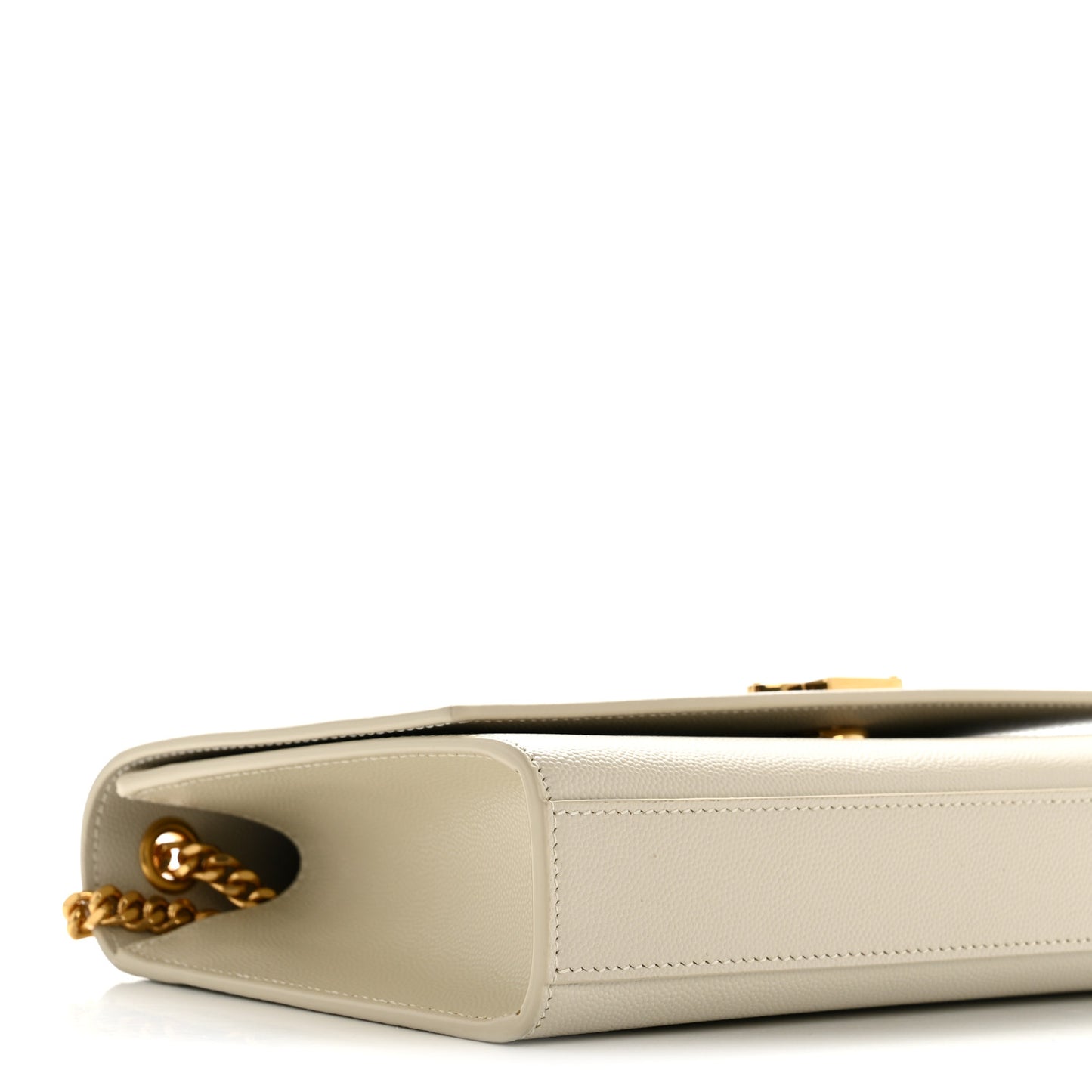 Grain De Poudre Medium Classic Monogram Kate Satchel Crema Soft