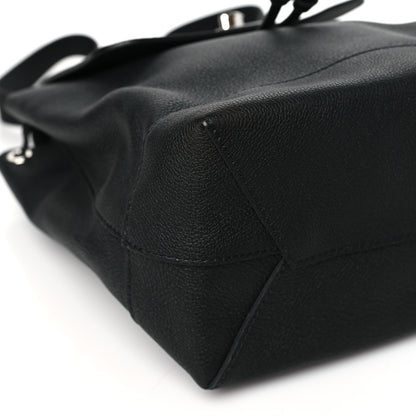 Louis Vuitton Calfskin Lockme Backpack Black 8 of 9