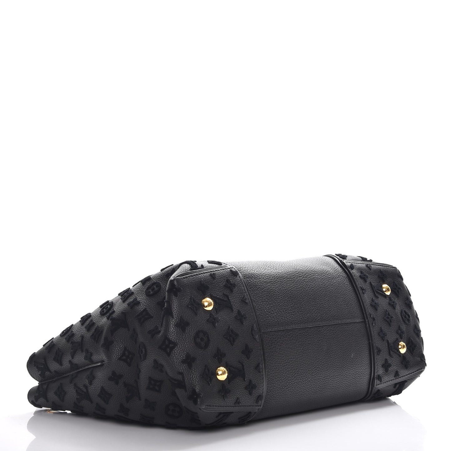 Cuir Orfevre Veau Cachemire Tote W GM Black