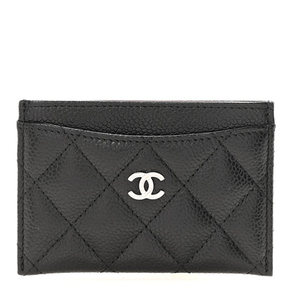 Chanel Caviar Quilted Card Holder Black 1 of 9