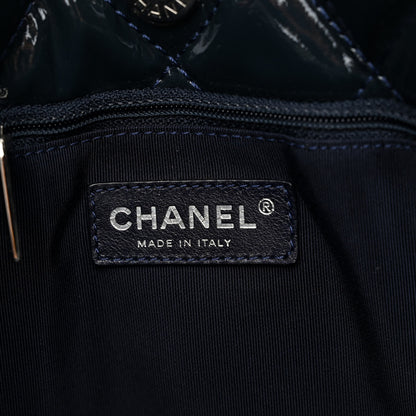 Chanel Patent Quilted Chic and Glitter Large Tote Black 6 of 9