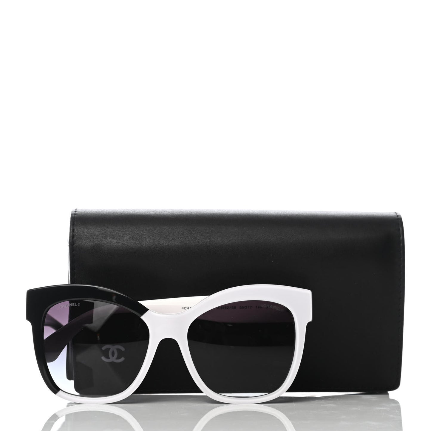 Acetate CC Sunglasses 9081 White Black