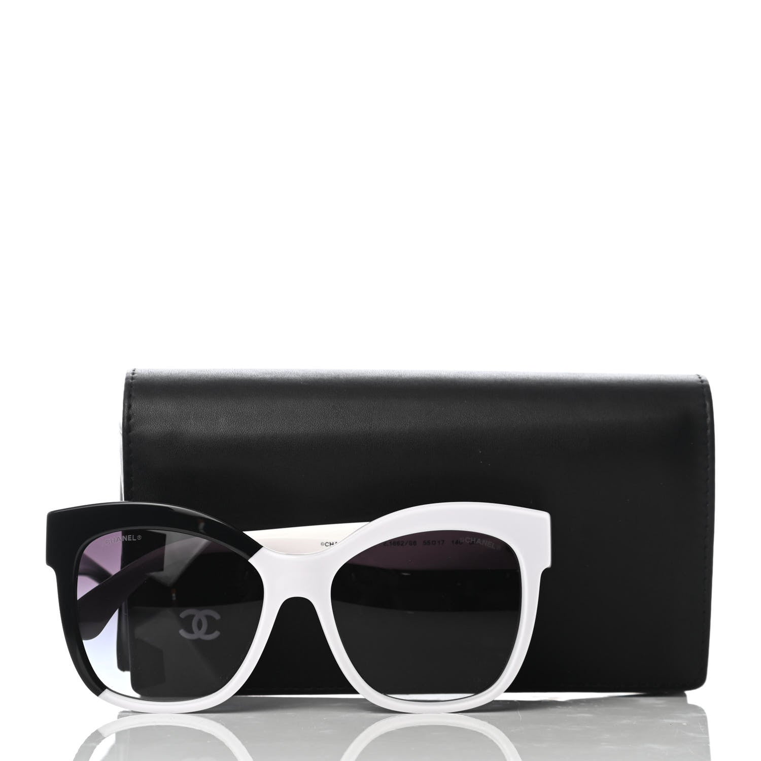 Chanel Acetate CC Sunglasses 9081 White Black 8 of 8