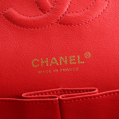 Chanel Lambskin Quilted Medium Double Flap Red 6 of 10