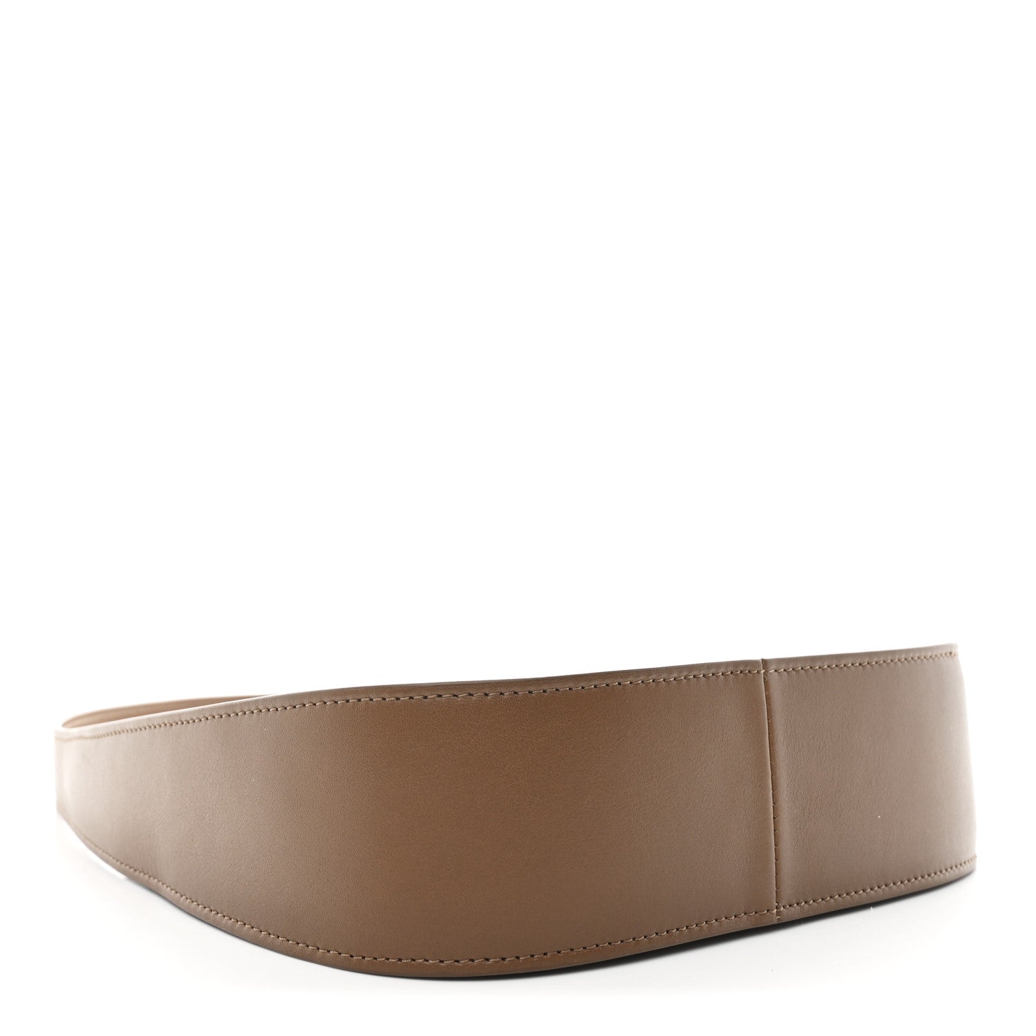 The Row Smooth Calfskin Half Moon Shoulder Bag Chestnut 4 of 9