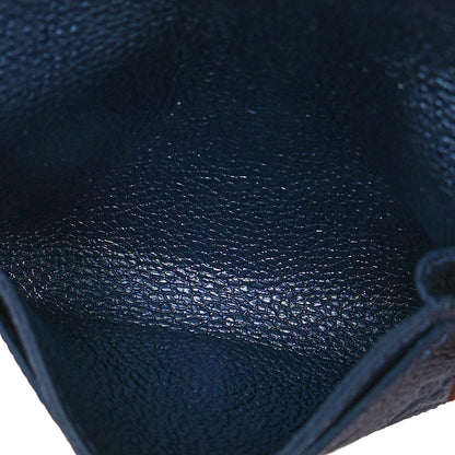 Louis Vuitton Metallic Monogram Business Card Holder Navy Nacre 5 of 7