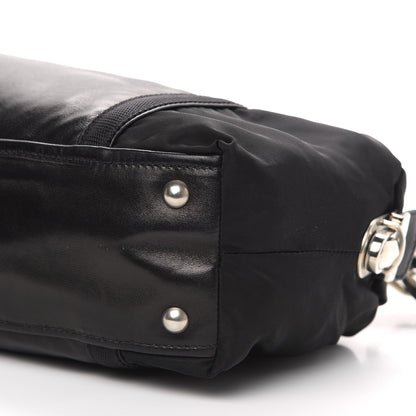 Prada Tessuto Nylon Tape Shoulder Bag Black 8 of 10