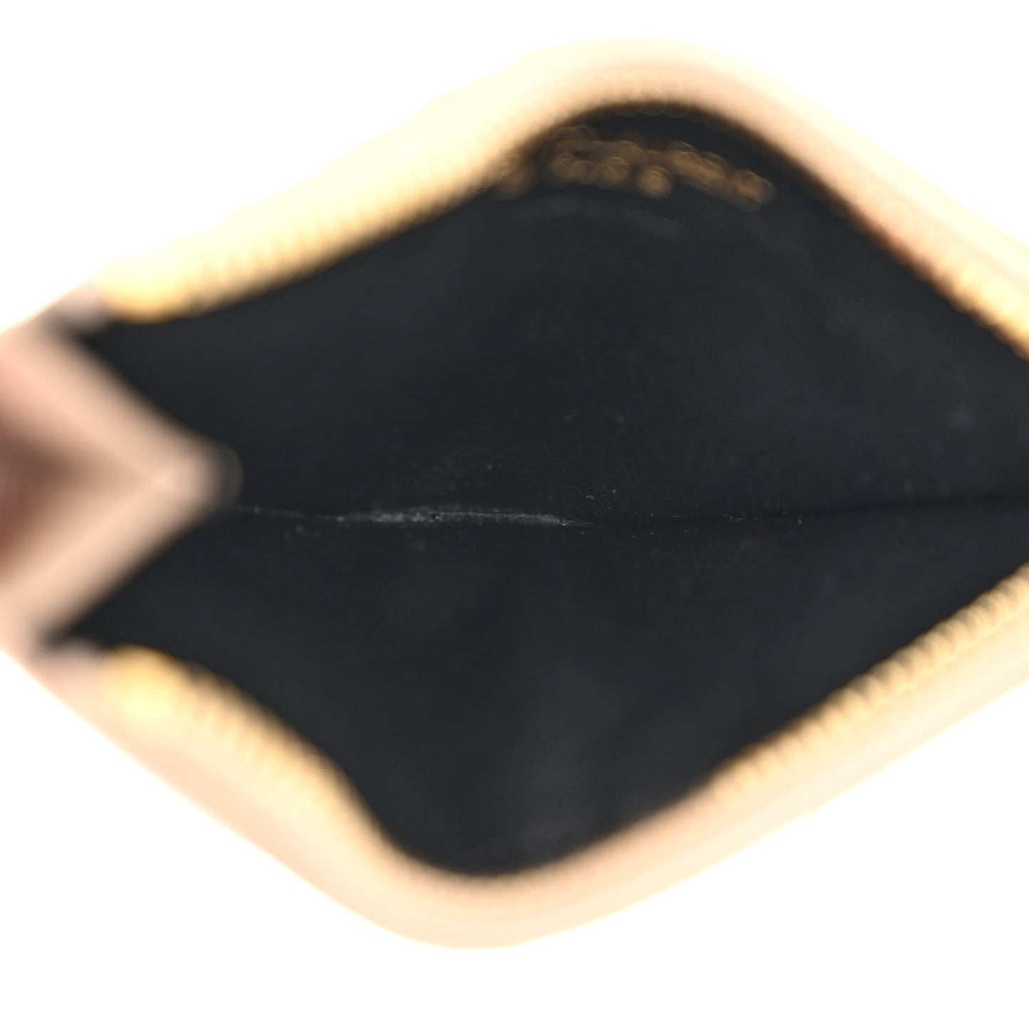 Monogram Grain de Poudre 5 Fragments Zip Pouch Card Holder Dark Beige
