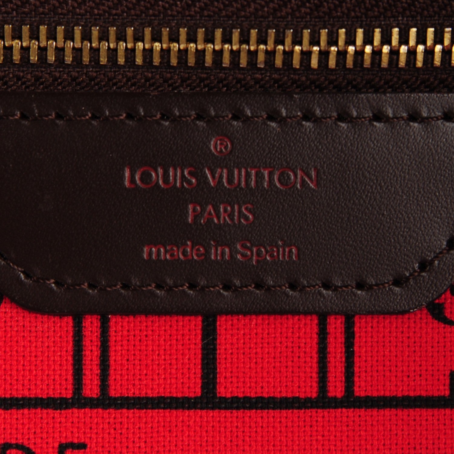 Louis Vuitton Damier Ebene Neverfull MM 6 of 7