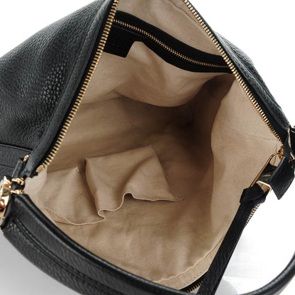 Gucci Pebbled Calfskin Small Miss GG Hobo Black 5 of 7