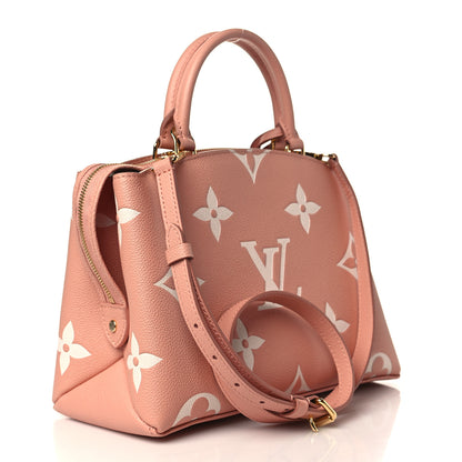 Louis Vuitton Empreinte Monogram Giant Petit Palais Rose Trianon Creme 2 of 8