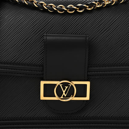 Louis Vuitton Epi Dauphine MM Black 7 of 9