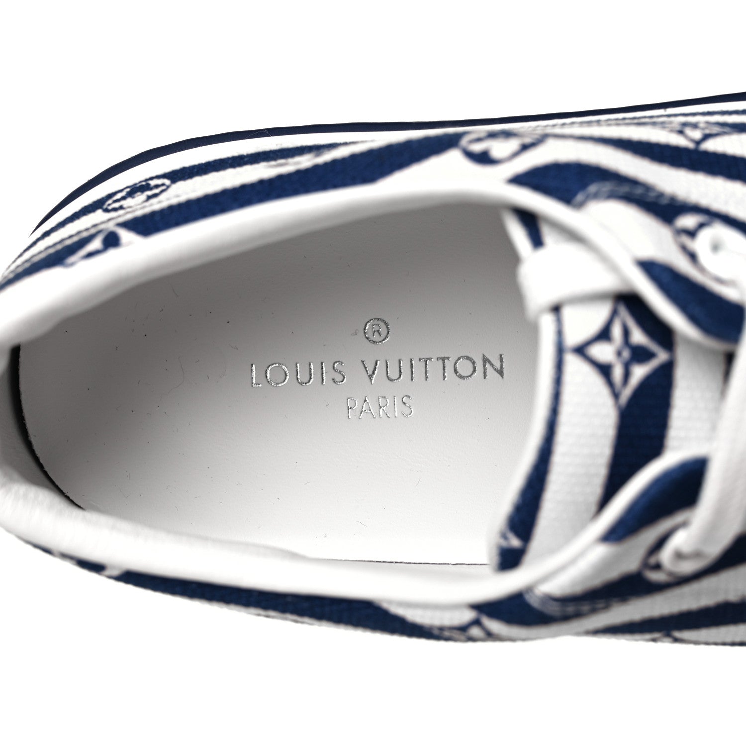 Louis Vuitton Canvas Escale Stellar Sneakers 40 Blue 8 of 9