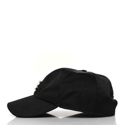 Chanel Silk Pearl CC Cap Hat Black 3 of 7