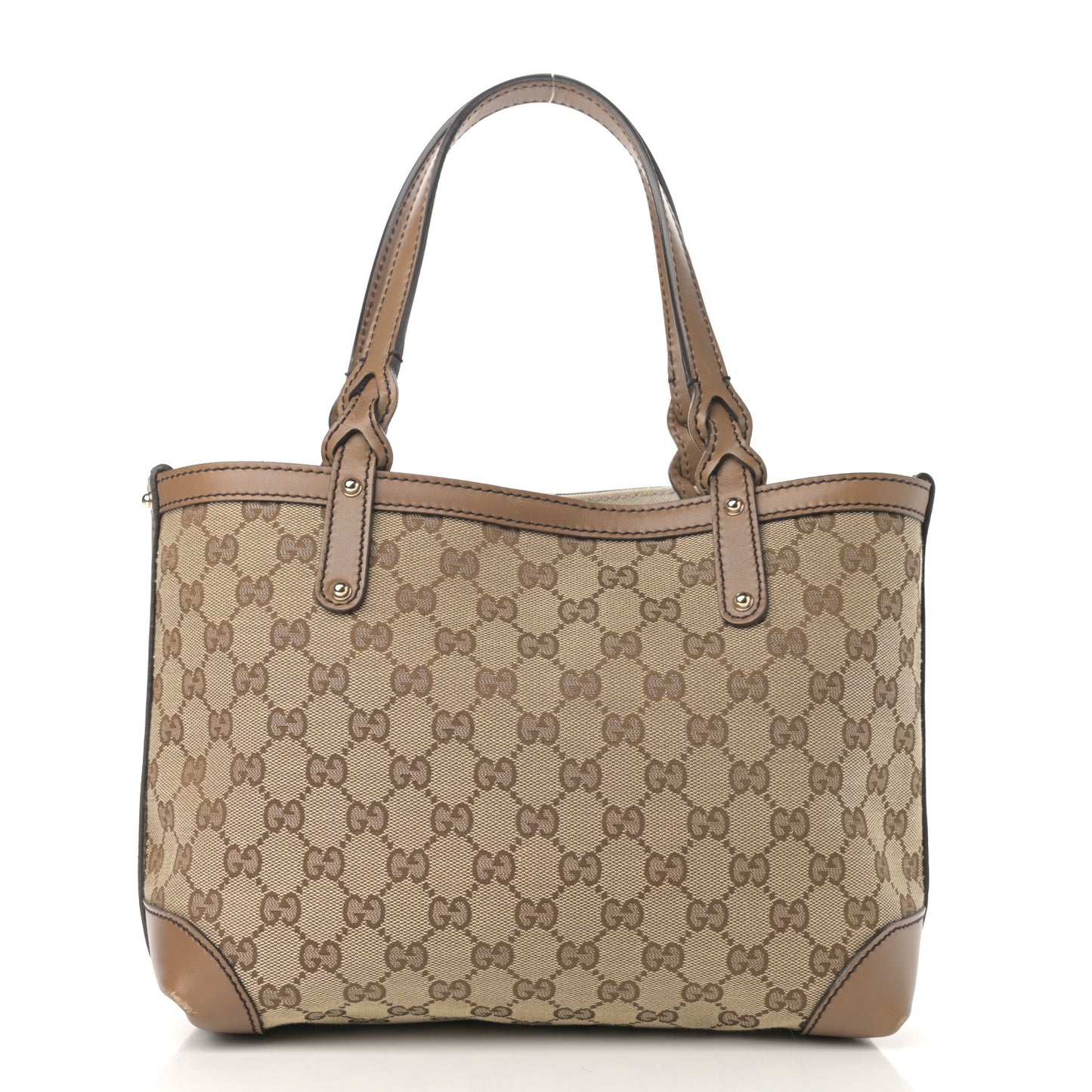 Monogram Small Craft Tote Light Brown