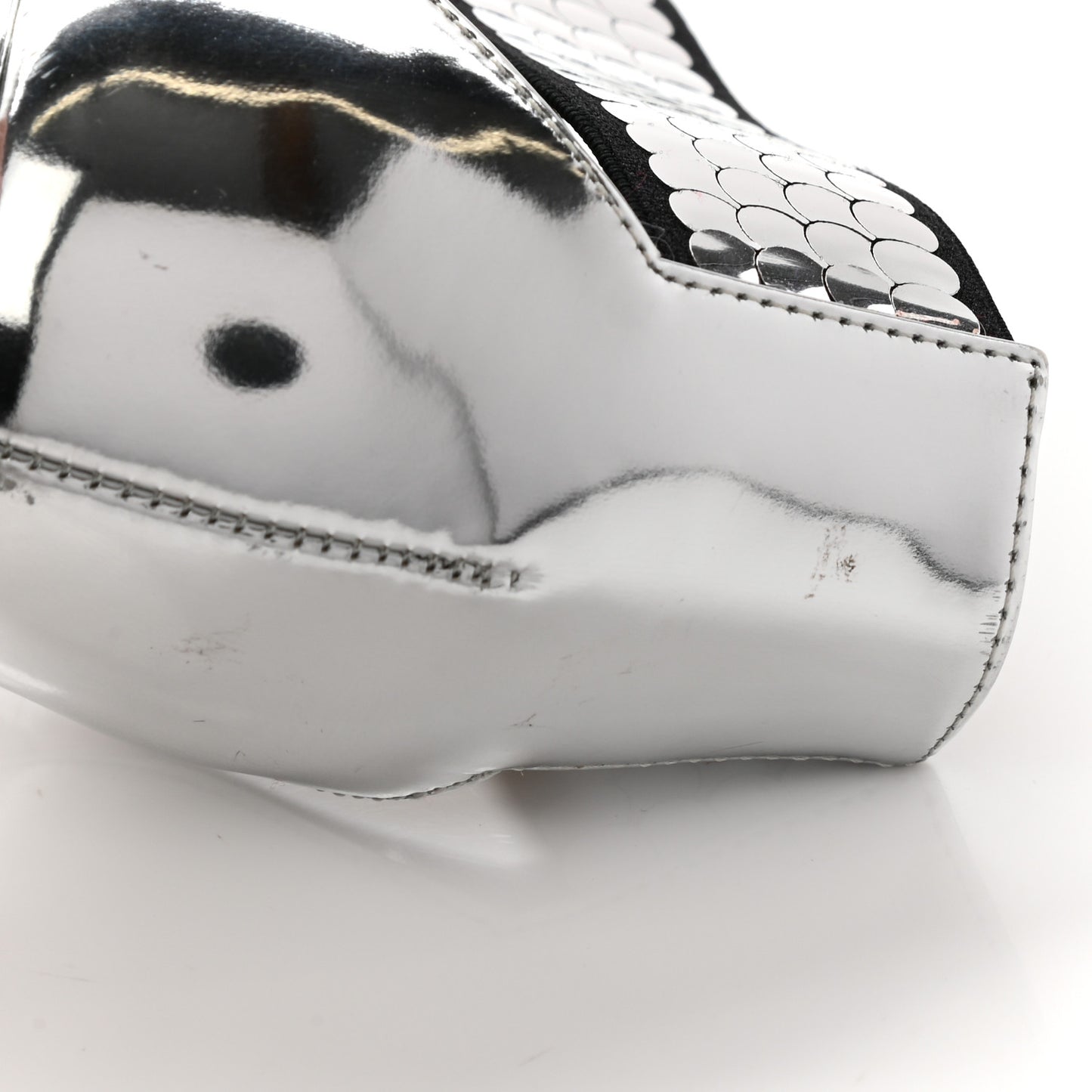 Sequin Xili 100 Disco Ball Sandal Pumps 36.5 Silver