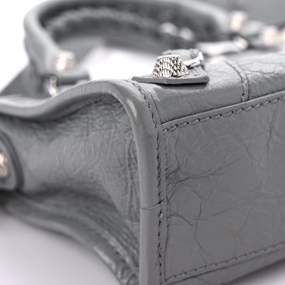 Balenciaga Agneau Giant 12 Silver Hardware Mini City Gris Haussmannien 8 of 11