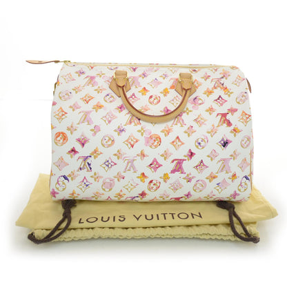 Louis Vuitton Watercolor Aquarelle Speedy 35 White 3 of 7