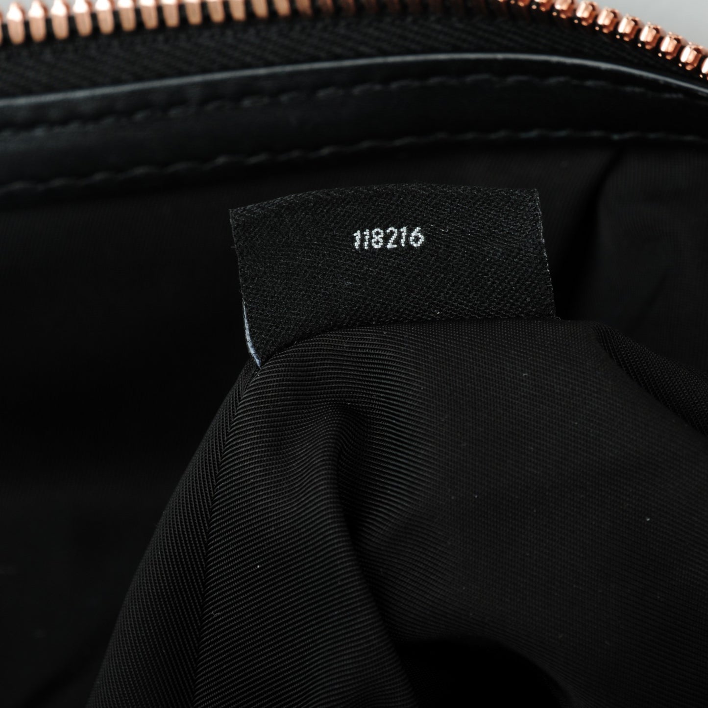 Pebbled Calfskin Small Emile Soft Black Rose Gold Hardware