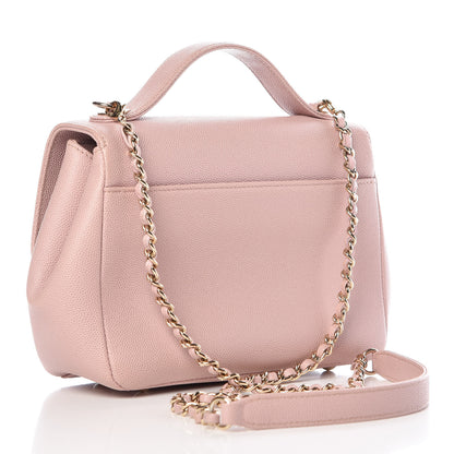 Chanel Caviar Quilted Small Business Affinity Flap Light Pink 3 of 9