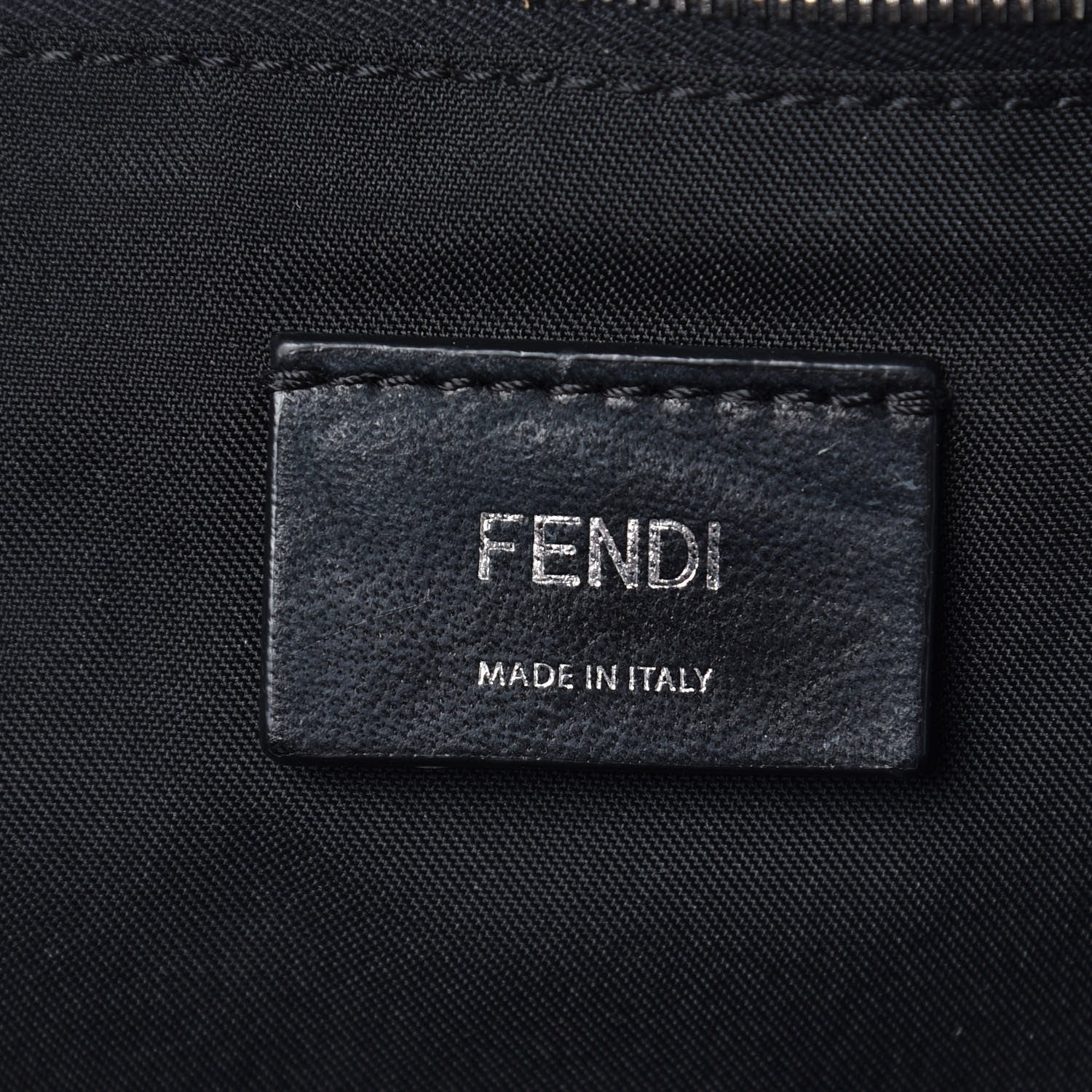 Fendi Nylon Vitello Liberty Metal Monster Eyes Rounded Backpack Tempesta 6 of 16