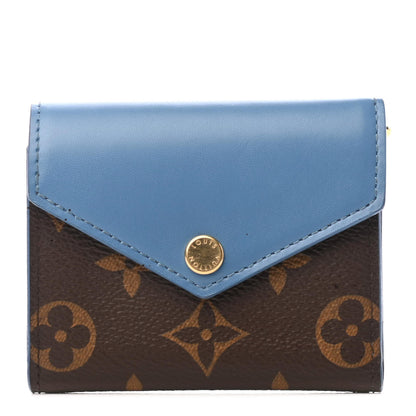 Louis Vuitton Monogram Zoe Wallet Blue Jean 1 of 7