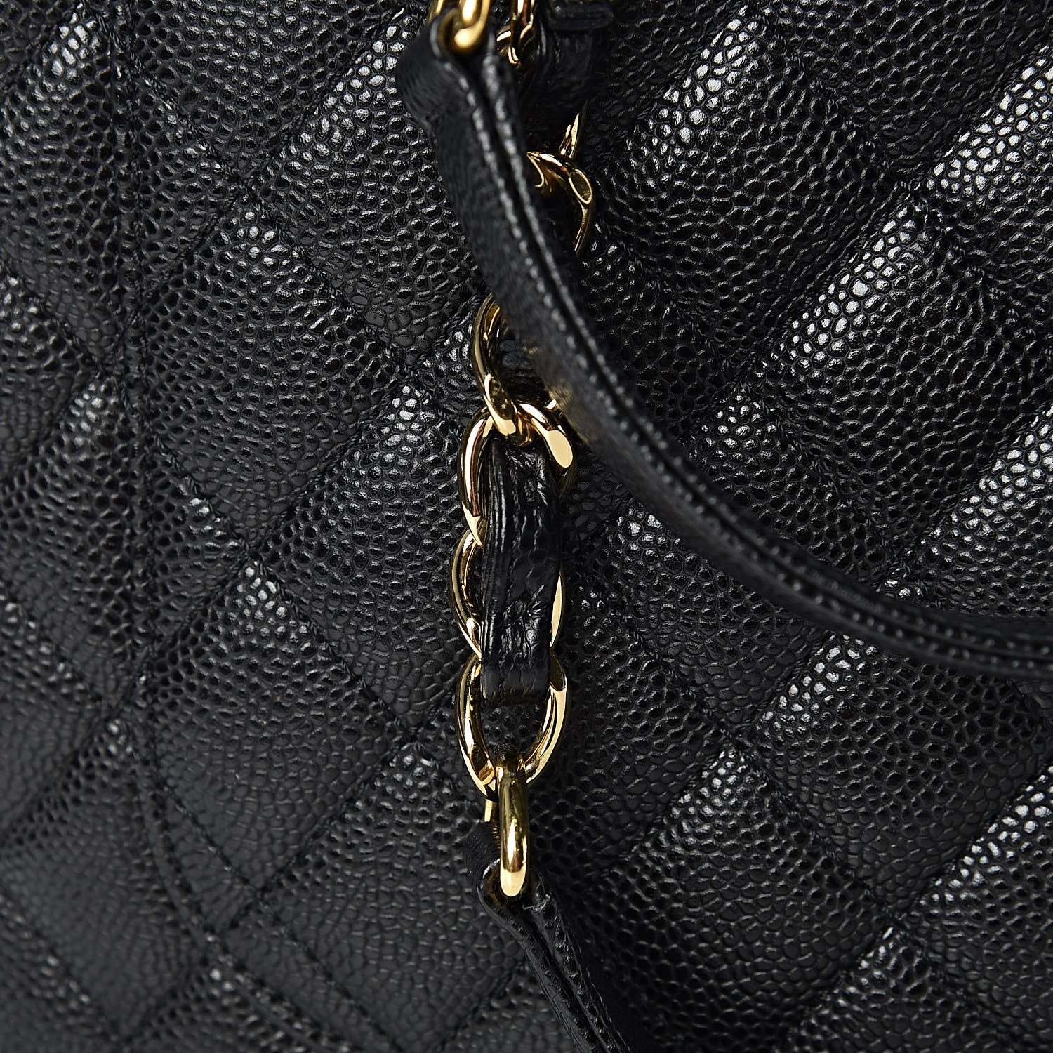 Chanel Caviar Quilted Grand Shopping Tote GST Black 16 of 19