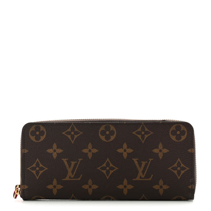 Louis Vuitton Monogram Clemence Wallet Fuchsia 1 of 7
