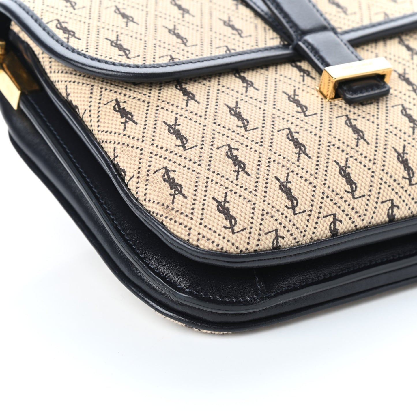 Canvas Small Le Monogramme Satchel Beige Black