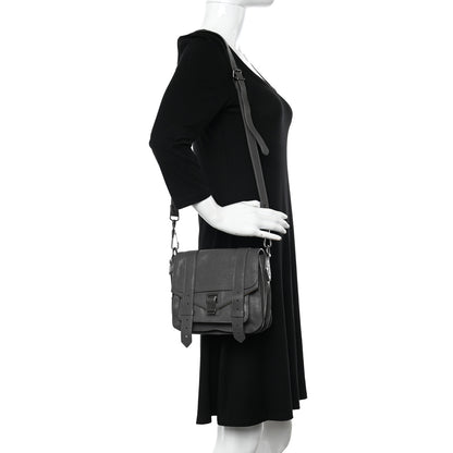 Proenza Schouler Lambskin PS1 Mini Pouch Messenger Smoke 2 of 13