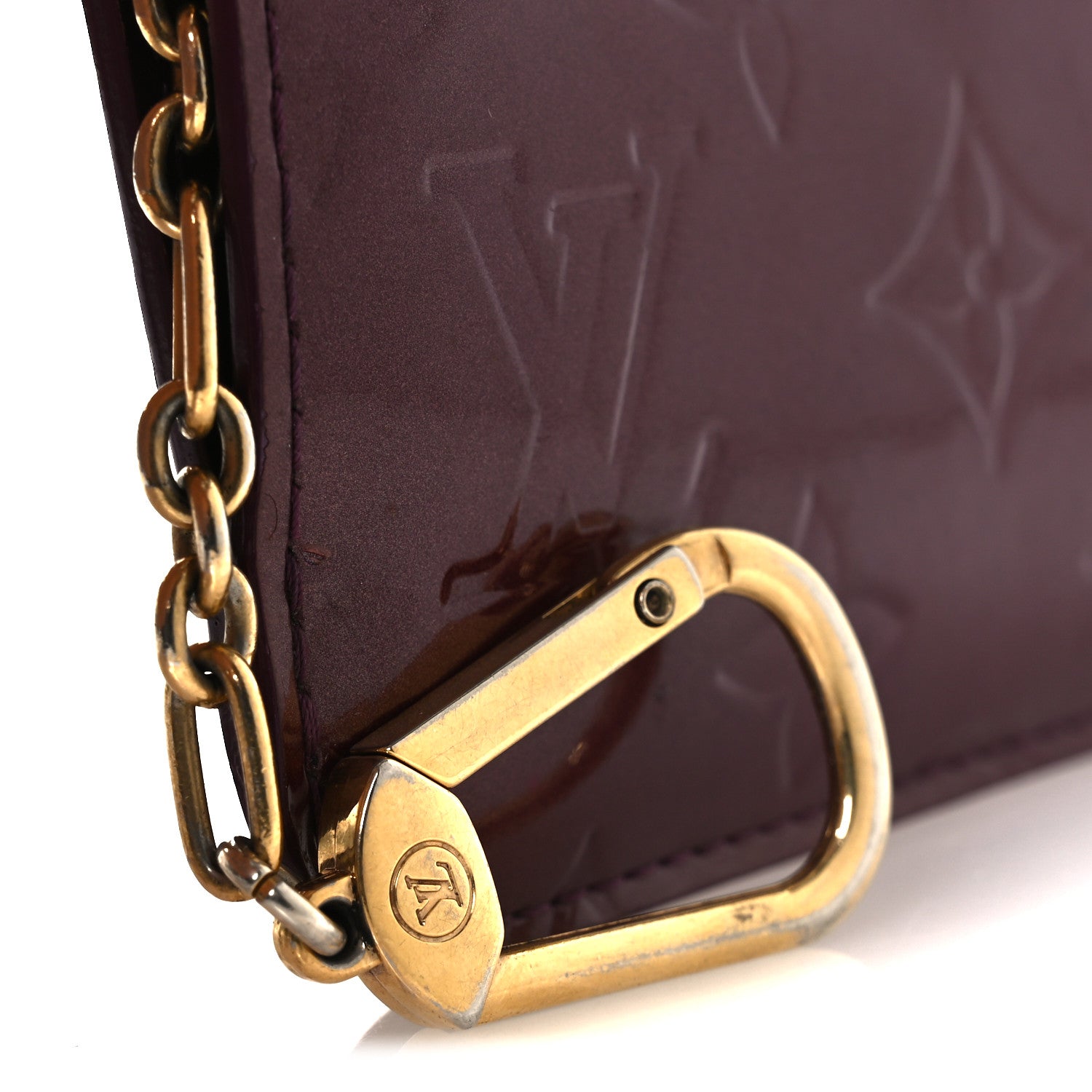Louis Vuitton Vernis Key Pouch Violet 10 of 10