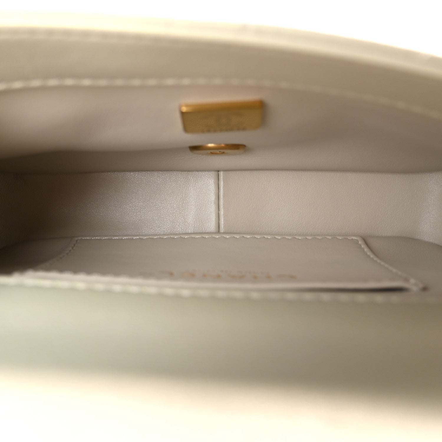 Chanel Pearly Lambskin Pearl Quilted Mini Flap Ivory 5 of 12