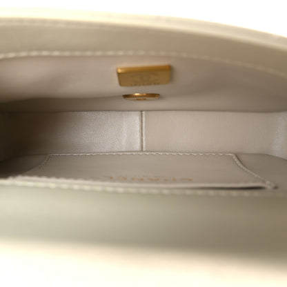 Chanel Pearly Lambskin Pearl Quilted Mini Flap Ivory 5 of 12