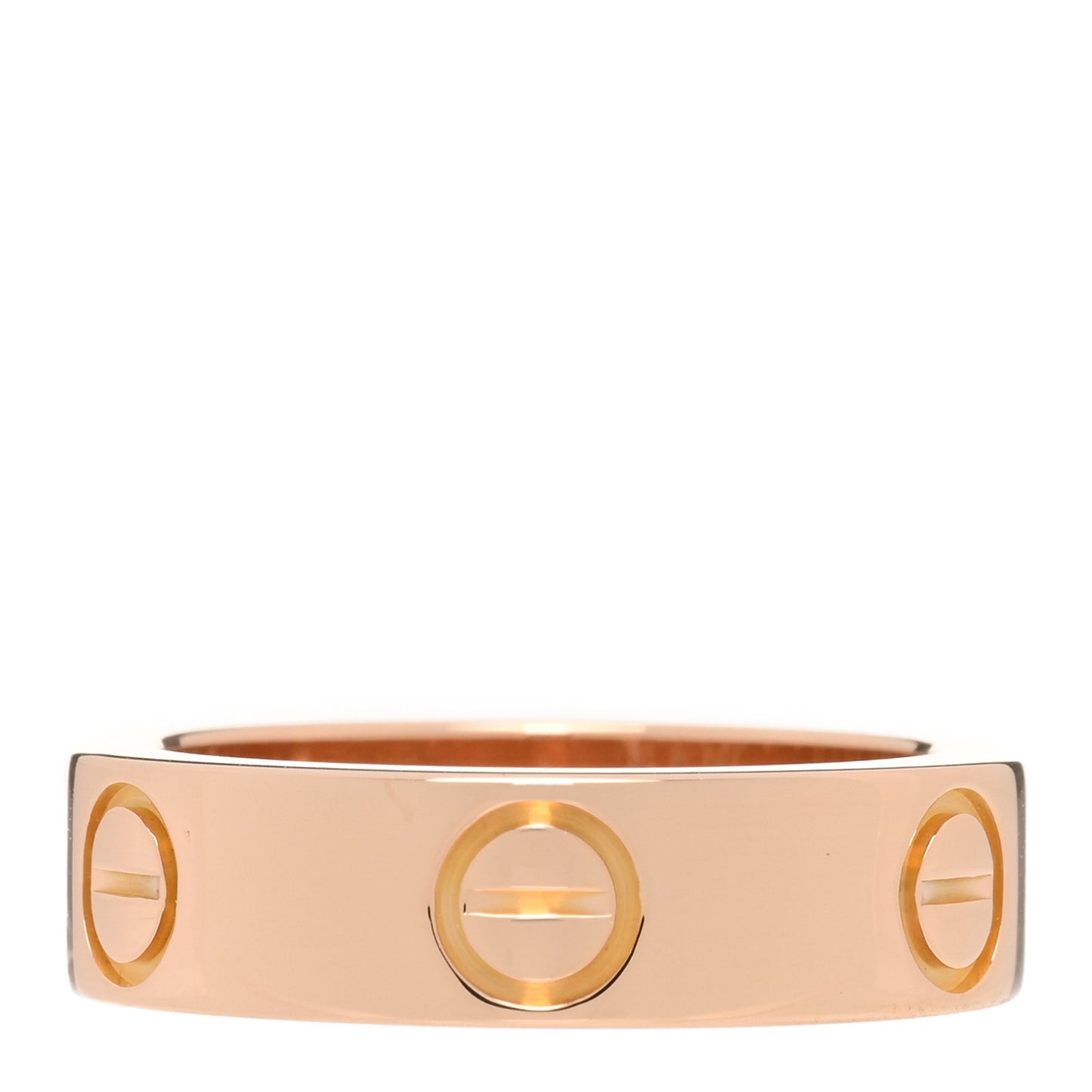 18K Pink Gold Pink Sapphire 5.5mm LOVE Ring 50 5.25