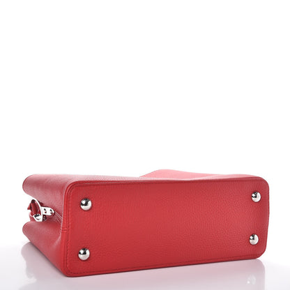 Louis Vuitton Taurillon Capucines PM Rubis 5 of 8