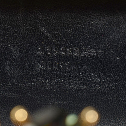 Alexander McQueen Calfskin Studded Skull Knuckle Box Clutch Black 8 of 10