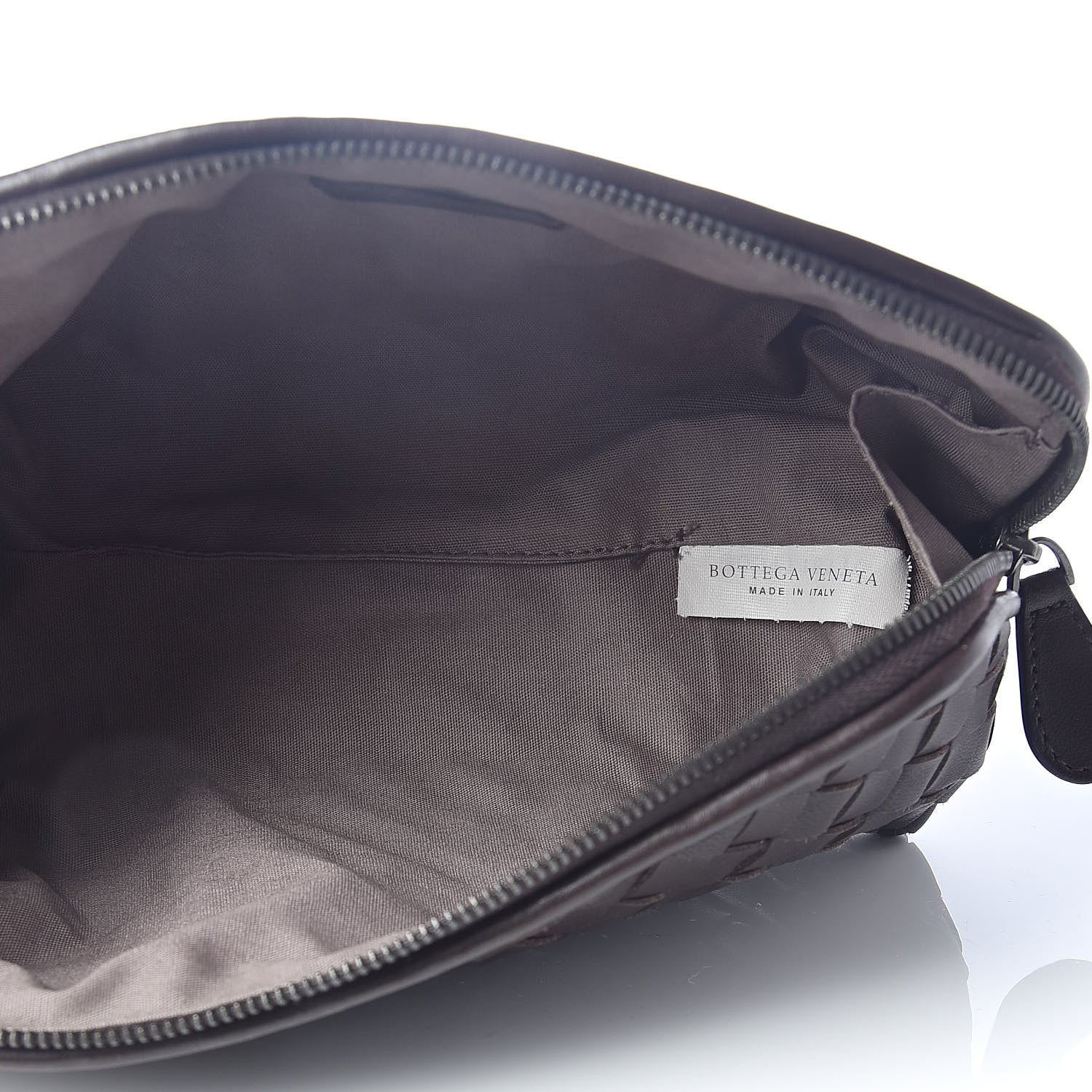 Bottega Veneta Nappa Intrecciato Cosmetic Pouch Ebano 5 of 7
