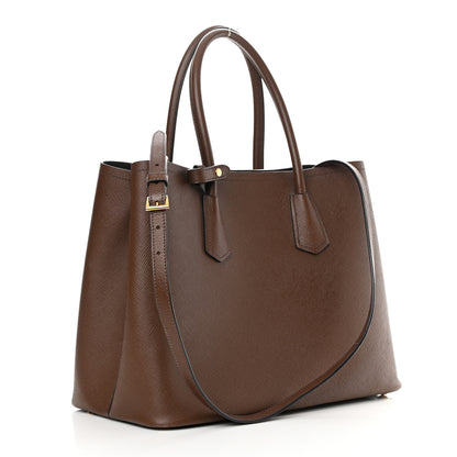 Prada Saffiano Cuir Tote Cacao 3 of 19