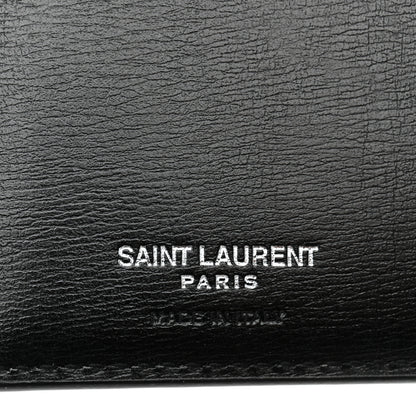 Saint Laurent Calfskin Monogram Bi Fold Zipped Wallet Black 6 of 13