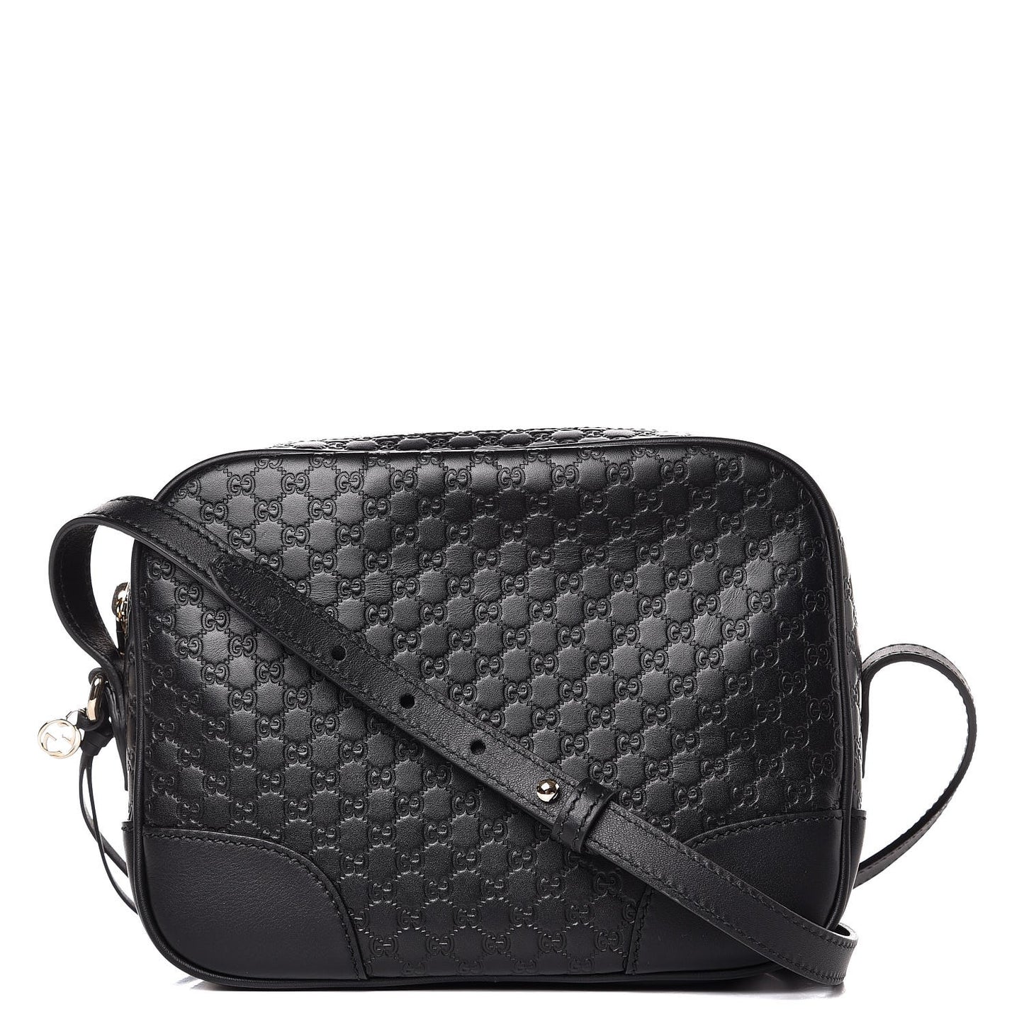Microguccissima Mini Bree Messenger Bag Black